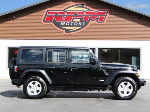 Used 2021 Jeep Wrangler Unlimited Sport w/ Uconnect 4C Nav & Sound Group image 3