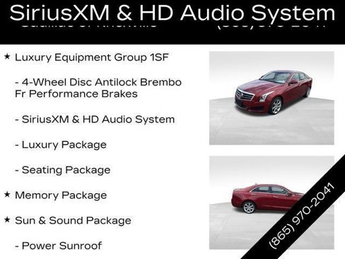 Used 2014 Cadillac ATS Luxury w/ Sun And Sound Package image 22