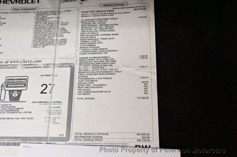 Used 2007 Chevrolet Corvette Convertible w/ Preferred Equipment Group image 69
