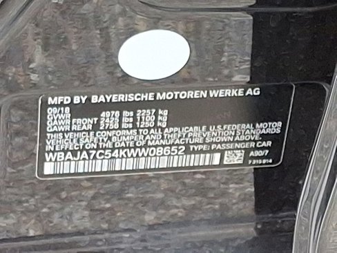 Used 2019 BMW 530i xDrive w/ Convenience Package image 29