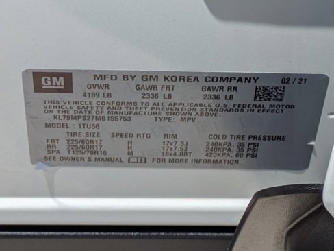 Used 2021 Chevrolet TrailBlazer LT w/ LPO, Blackout Package image 25