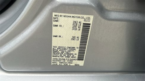 Used 2022 Nissan Altima 2.5 SV image 30