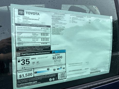 New 2025 Toyota Corolla LE image 30