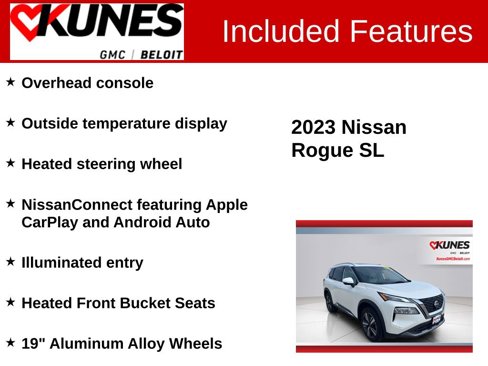 Used 2023 Nissan Rogue SL w/ SL Premium Package image 3
