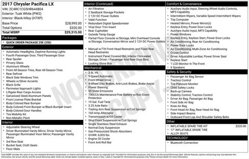Used 2017 Chrysler Pacifica LX image 6