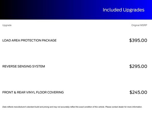 Certified 2022 Ford Transit 250 Low Roof w/ Load Area Protection Package image 7