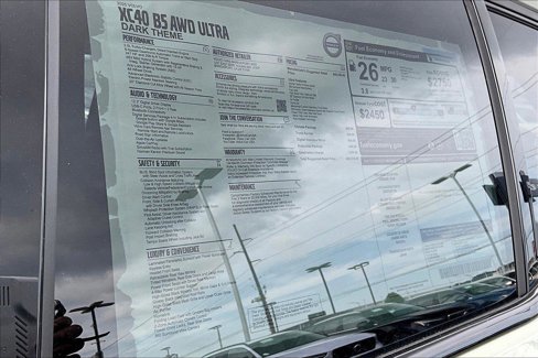 New 2025 Volvo XC40 B5 Ultra w/ Protection Package Premier image 18