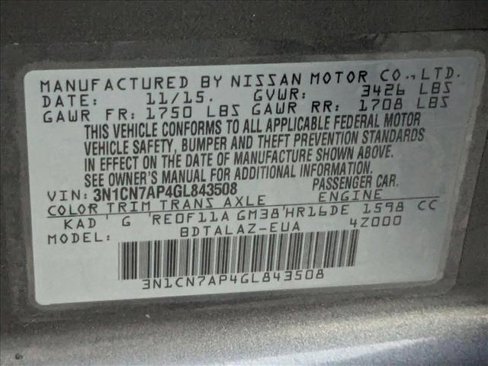 Used 2016 Nissan Versa S Plus image 22