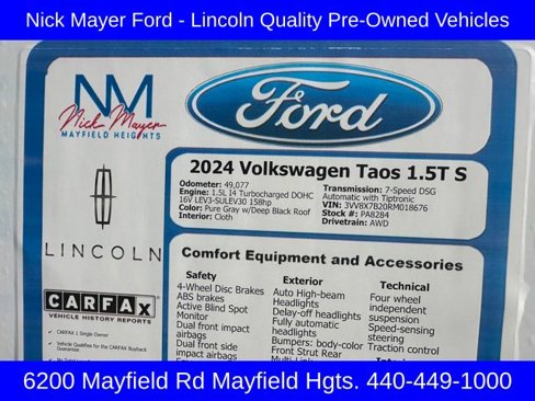 Used 2024 Volkswagen Taos S image 34