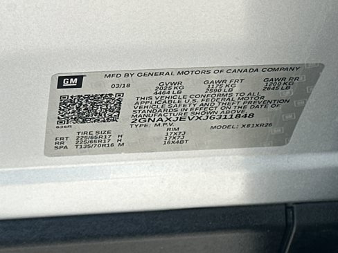 Used 2018 Chevrolet Equinox LT image 38
