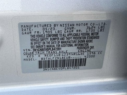 Used 2023 Nissan Versa SV image 26