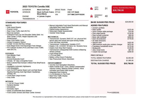 Used 2023 Toyota Corolla XSE image 46