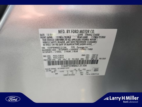 Used 2010 Ford Taurus SEL image 24