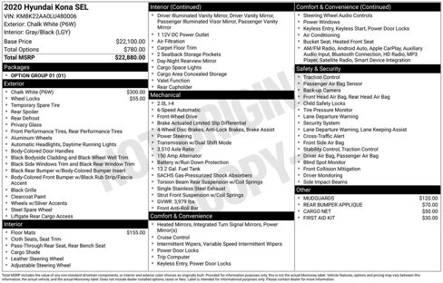 Used 2020 Hyundai Kona SEL image 26
