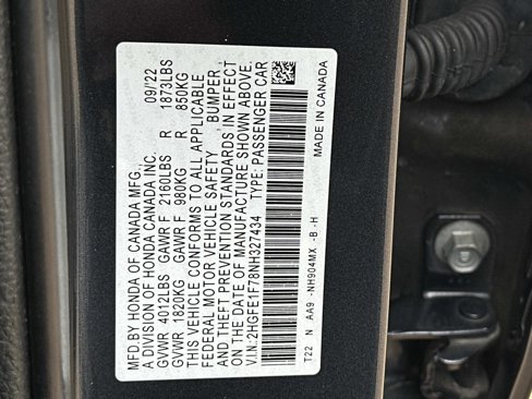 Used 2022 Honda Civic EX image 30