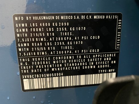 New 2025 Volkswagen Taos S image 30