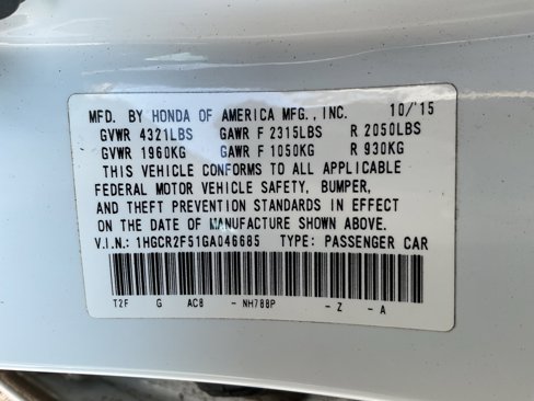 Used 2016 Honda Accord Sport image 38