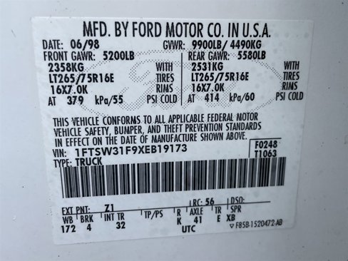 Used 1999 Ford F350 XLT image 38
