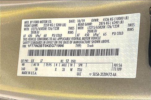 Used 2019 Ford F250 Lariat w/ Lariat Ultimate Package image 35