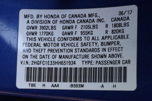 Used 2017 Honda Civic EX-T image 32