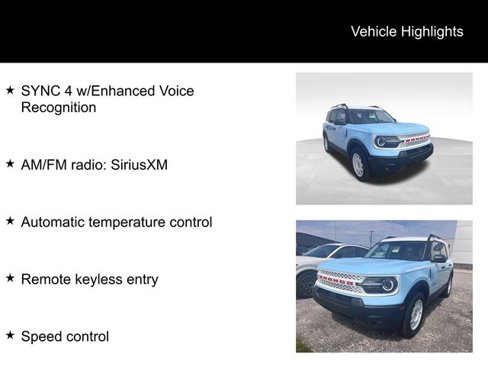 New 2025 Ford Bronco Sport Heritage image 2