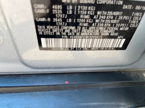 Used 2019 Subaru Outback 2.5i Premium image 13