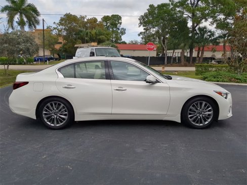 Used 2022 INFINITI Q50 Luxe w/ Cargo Package image 3