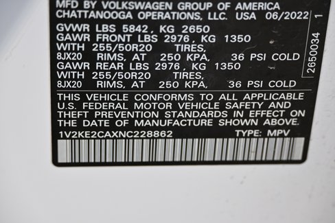 Used 2022 Volkswagen Atlas Cross Sport SE image 29