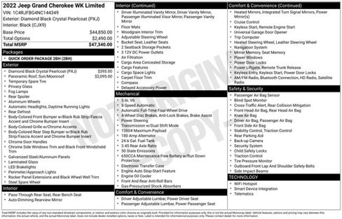 Used 2022 Jeep Grand Cherokee Limited image 47
