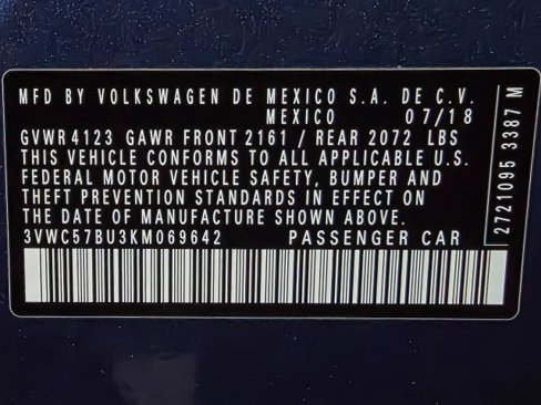 Used 2019 Volkswagen Jetta S w/ Driver Assistance Package image 38