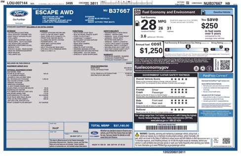 Used 2022 Ford Escape SEL w/ Technology Package image 36