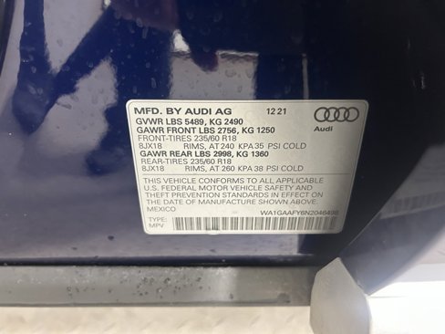 Certified 2022 Audi Q5 2.0T Premium w/ Convenience Package image 31