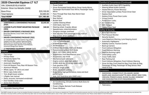 Used 2020 Chevrolet Equinox LT image 29