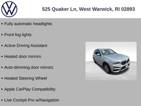 Used 2020 BMW X3 xDrive30i w/ Premium Package image 30