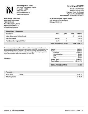 Used 2016 Volkswagen Tiguan S image 3