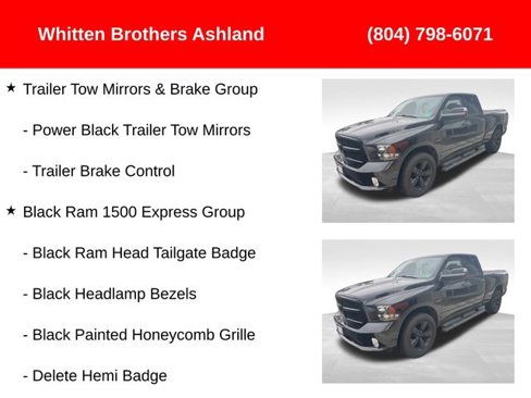 Used 2018 RAM 1500 Express w/ Black Ram 1500 Express Group image 2