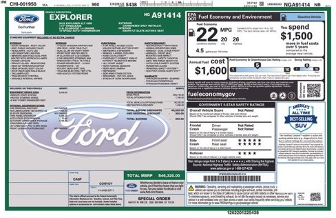 Used 2022 Ford Explorer XLT w/ Equipment Group 202A image 6
