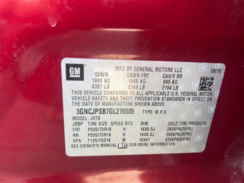 Used 2016 Chevrolet Trax LT w/ LT Convenience Package image 37