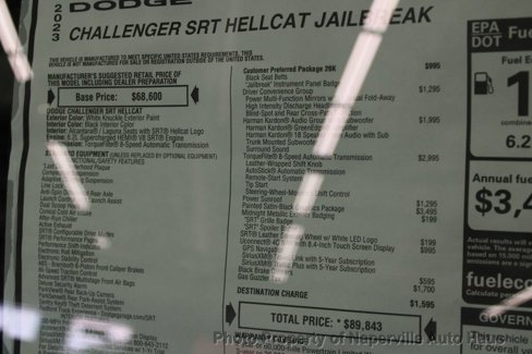 Used 2023 Dodge Challenger SRT Hellcat image 62