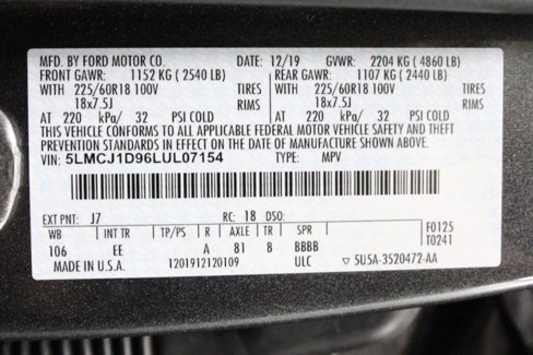 Used 2020 Lincoln Corsair AWD w/ Equipment Group 101A image 27