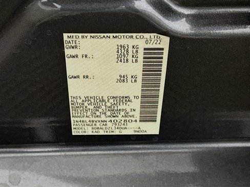 Used 2022 Nissan Altima 2.5 S image 12