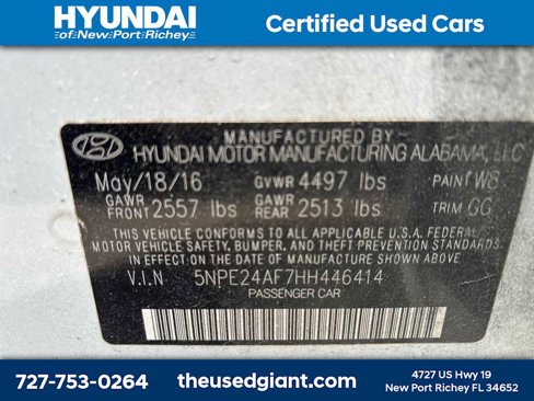Used 2017 Hyundai Sonata SE image 11