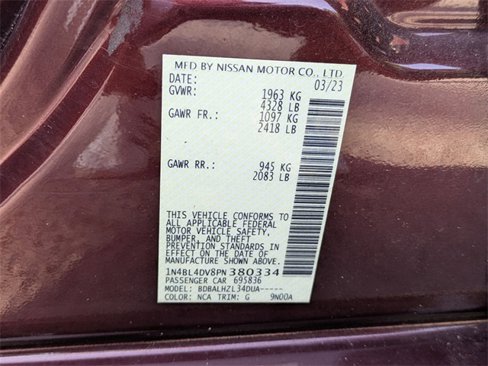 Used 2023 Nissan Altima 2.5 SV image 39