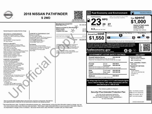 Used 2018 Nissan Pathfinder S image 2