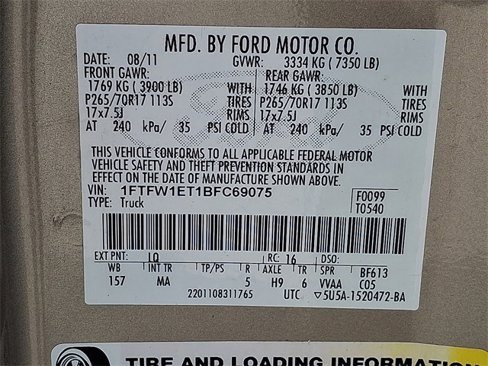 Used 2011 Ford F150 XLT w/ XLT Convenience Pkg image 27