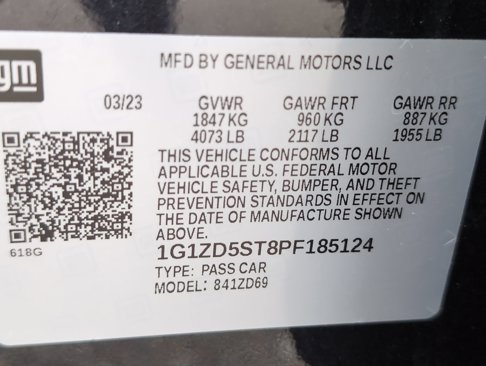 Used 2023 Chevrolet Malibu LT w/ Driver Confidence Package image 12