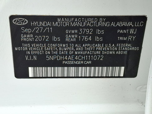 Used 2012 Hyundai Elantra Limited image 27