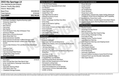 Used 2022 Kia Sportage LX image 31