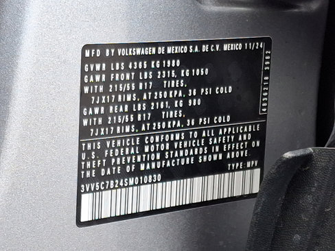 New 2025 Volkswagen Taos S image 10