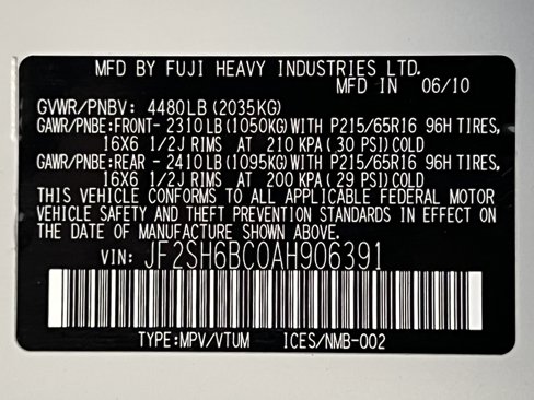 Used 2010 Subaru Forester 2.5X image 21